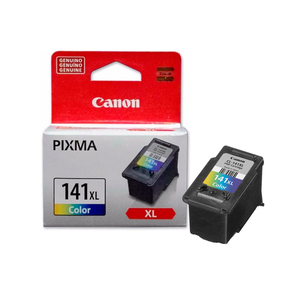 Cartucho de Tinta Canon CL-141XL Tricolor Original 15ml para Pixma