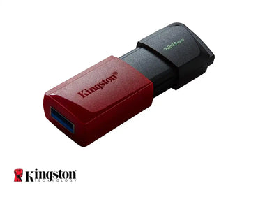 MEMORIA USB KINGSTON DATATRAVELER XM 128GB USB 3.2 NEGRO ROJO