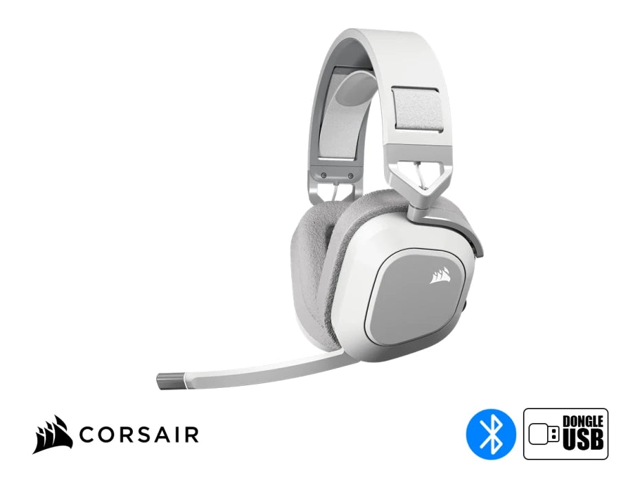 AURICULARES GAMING CORSAIR HS80 MAX WIRELESS WHITE
