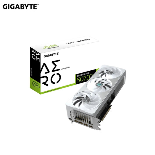 TARJETA DE VIDEO GIGABYTE GEFORCE RTX 5070 TI AERO OC 16GB GDDR7 PCIE 4.0