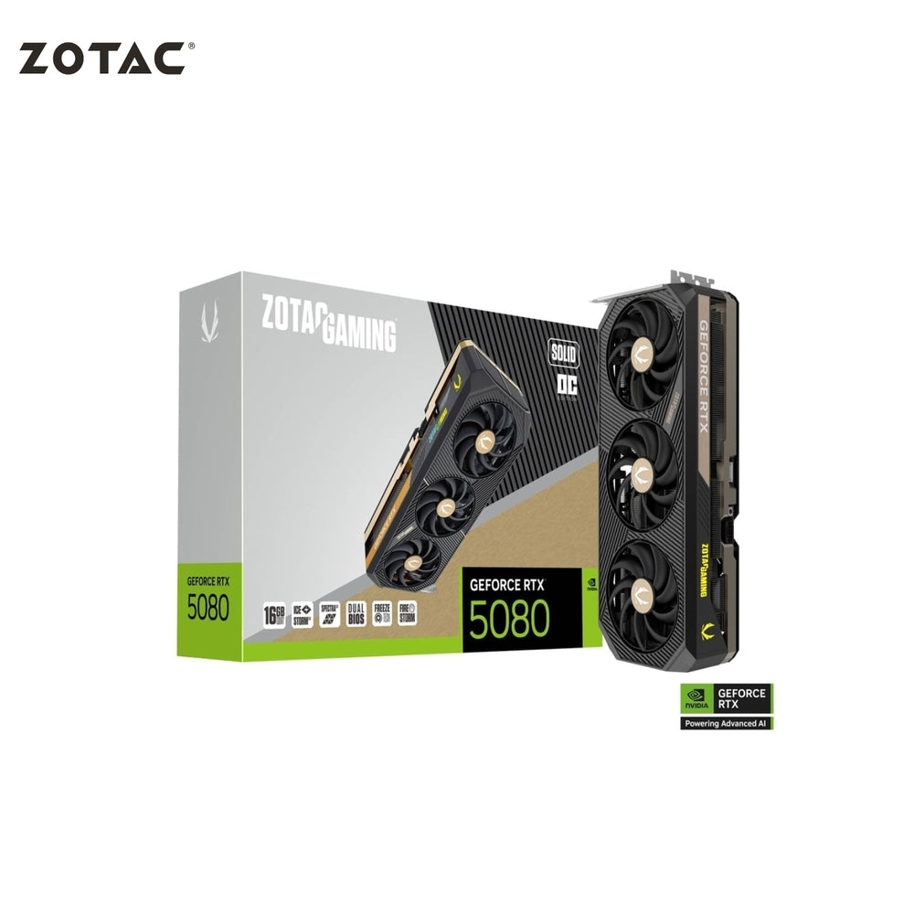 GEFORCE® ZOTAC RTX™ 5080 16G SOLID OC ZT-B50800J-10P