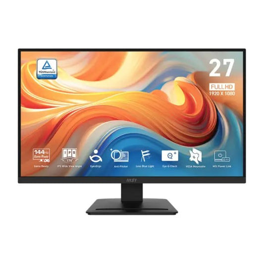 MONITOR MSI PRO MP273L E14 PLANO 27" FHD IPS 144HZ HDMI VGA