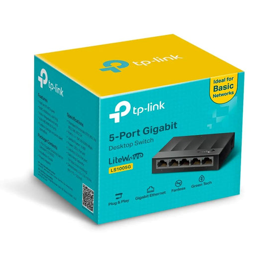Switch TP-Link LiteWave LS1005G 5 Puertos Gigabit 10/100/1000 No Gestionado