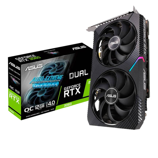 TARJETA DE VIDEO ASUS GEFORCE RTX 3060 DUAL OC 12GB GDDR6 PCIE 4.0