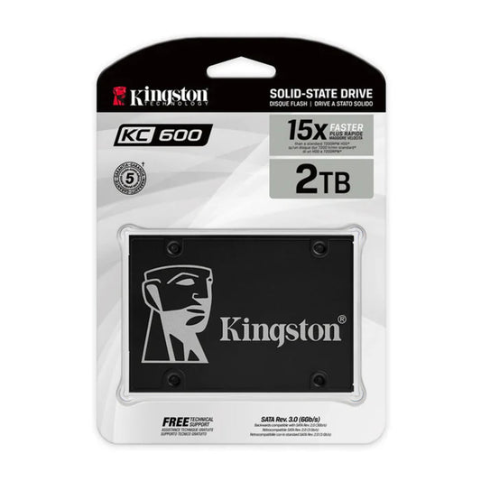 UNIDAD EN ESTADO SOLIDO KINGSTON KC600, 2048GB, SATA III (6GB/SEG)