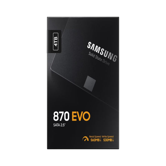 UNIDAD EN ESTADO SOLIDO SAMSUNG 870 EVO 4TB SSD SATA 6GBPS 2.5"