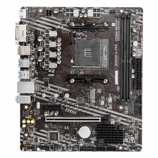 MOTHERBOARD MSI-AMD B550M-A PRO DDR4 3200 PCIE HDMI DVI M.2