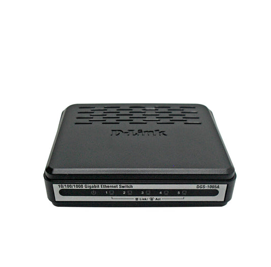 Switch D-Link DGS-1005A 5 Puertos Gigabit 10/100/1000 Mbps Plug and Play