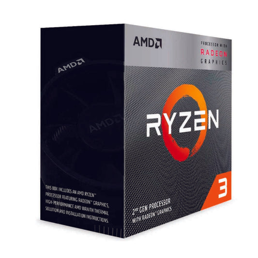 Procesador AMD Ryzen 3 3200G, 3.60GHz, 4MB L3, 4 Core, AM4, 14nm, 65 W