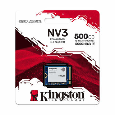 UNIDAD EN ESTADO SOLIDO SSD KINGSTON NV3 PCIE 4.0 NVME DE 500 GB
