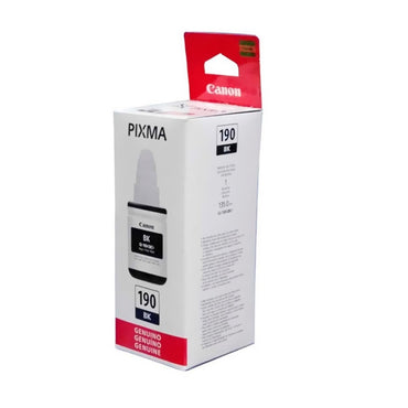 Tinta Canon GI-190BK Black 70ml – Hasta 6,000 Páginas