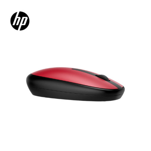 Mouse HP 240 EMR inalámbrico, Bluetooth, óptico, 1600 DPI, diseño compacto, color Rojo