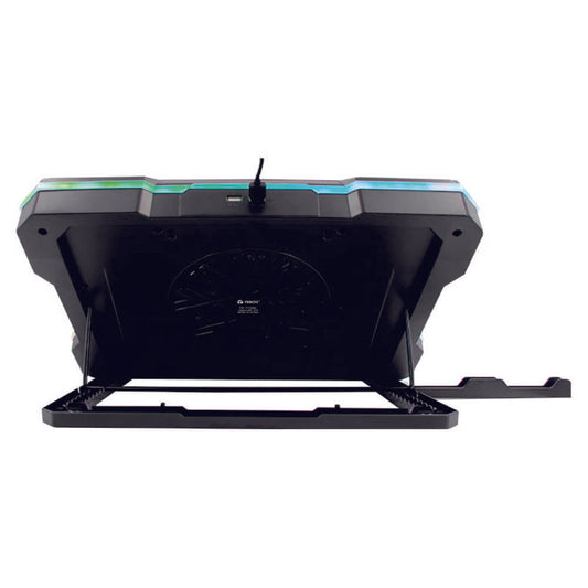 COOLER TEROS TE-7133N RGB, COMPATIBLE CON NOTEBOOKS DE 14" HASTA 19"