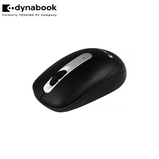 Mouse Dynabook W90 inalámbrico, óptico, 1000 DPI, diseño ergonómico, color negro