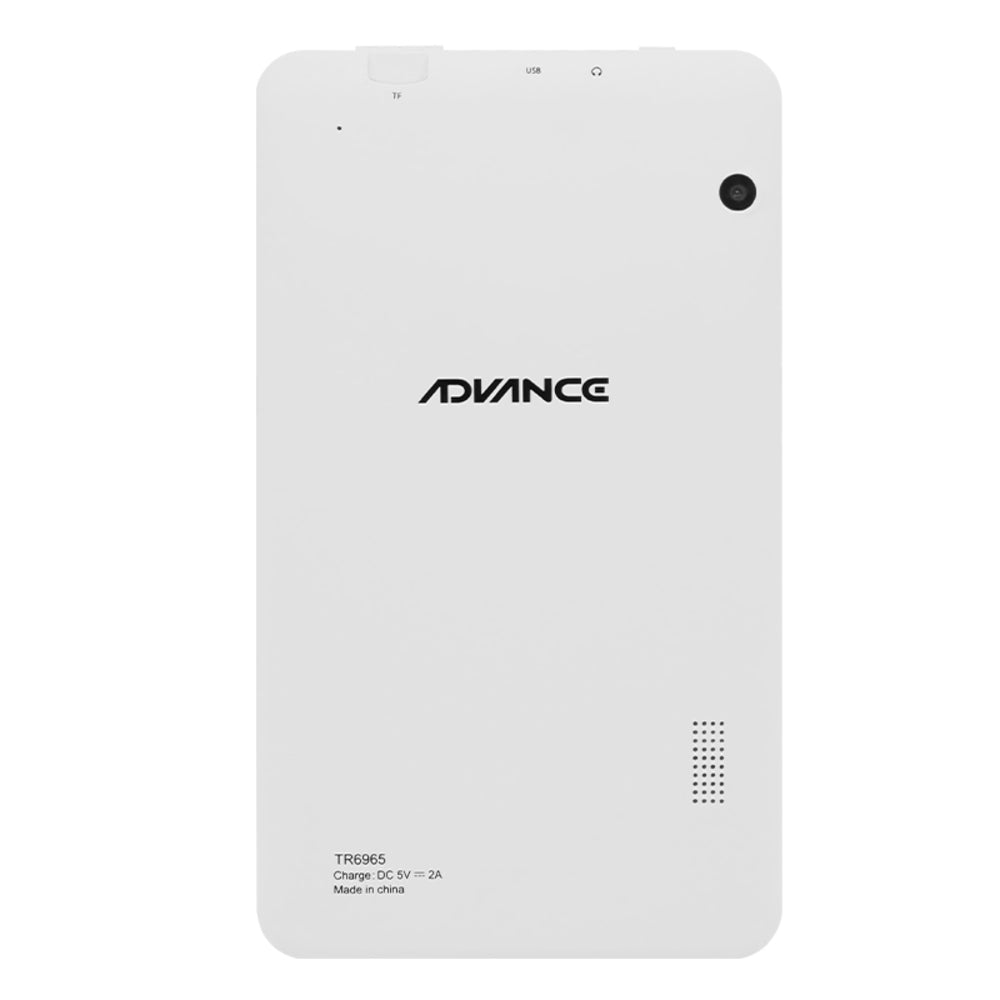 Tablet Advance INTRO TR6965 7" Android 12 Go Edition 2GB RAM 32GB Wi‑Fi Blanco