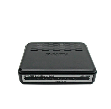 Switch D-Link DGS-1005A 5 Puertos Gigabit 10/100/1000 Mbps Plug and Play