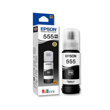 Botella de Tinta Epson T555120-AL Negro Fotográfico 70ml para EcoTank L8160 y L8180