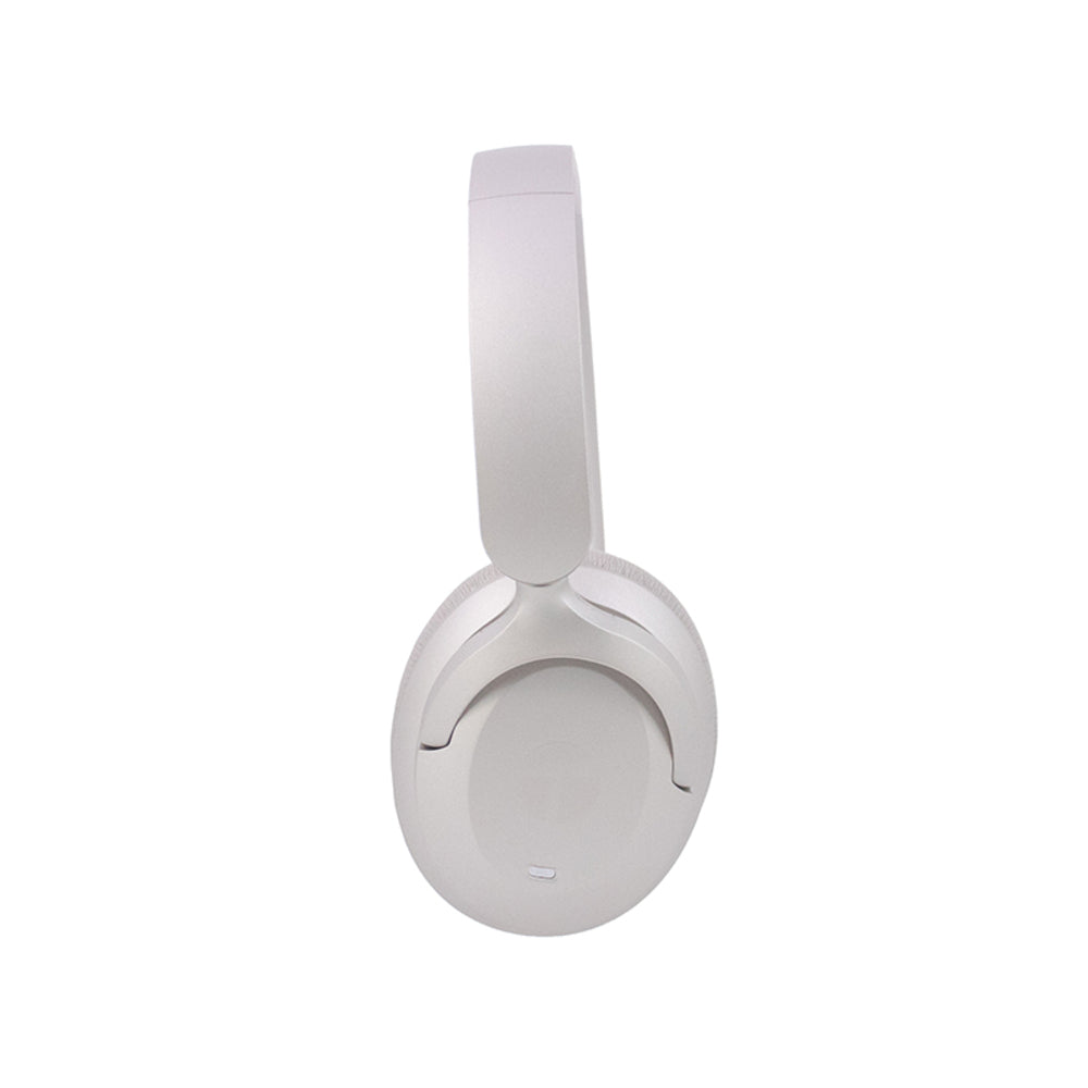 AUDÍFONOS INALÁMBRICOS TEROS TE-8038NE CON MICRÓFONO, CONEXIÓN USB-C, COLOR NATURAL TITANIUM