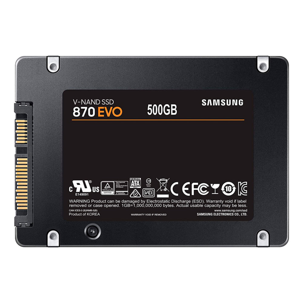 UNIDAD EN ESTADO SOLIDO SAMSUNG 870 EVO 500GB, 2.5", SATA 6GB/S