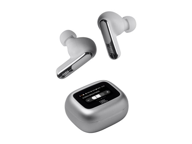 Audífonos JBL LIVE Beam 3 Silver Bluetooth ANC IP55 Plata