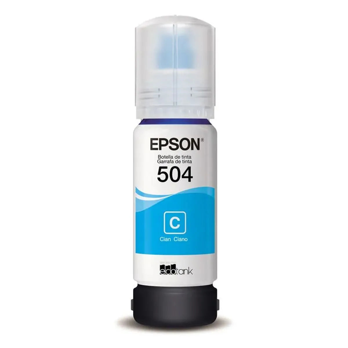 Botella de Tinta Epson T504220-AL Cian 70 ml para EcoTank L4150 L4160 L4260