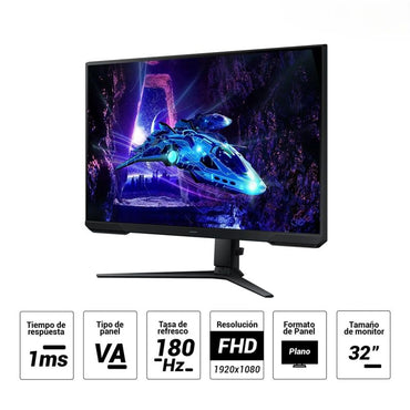 Monitor Samsung Odyssey G3 G30D 32" FHD VA 180Hz 1ms HDR10 FreeSync