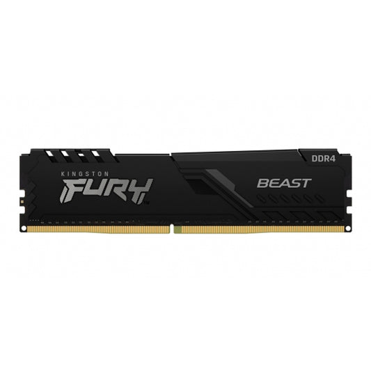 MEMORIA KINGSTON FURY BEAST, 16GB, DDR4, 3200 MHZ, PC4-25600, CL16, 1.35V.