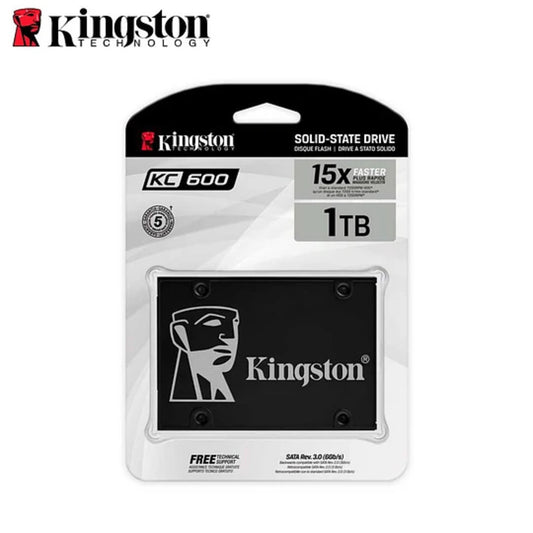UNIDAD EN ESTADO SOLIDO KINGSTON KC600, 1024GB, SATA REV 3.0 (6 GB/S)