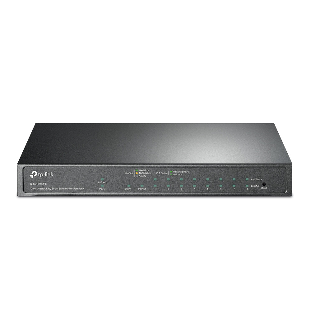 Switch TP-Link TL-SG1210MPE V2 10 Puertos Gigabit PoE+ Smart Gestionado