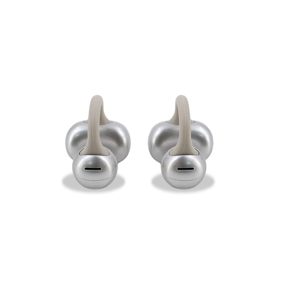 Audífonos Teros TE-80712NE Bluetooth TWS Inalámbricos Natural Titanium | USB-C