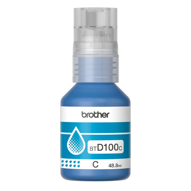 Tinta Brother BTD100C Cyan Original 48.8ml 5,000 Páginas DCP-T230 DCP-T430W DCP-T436W