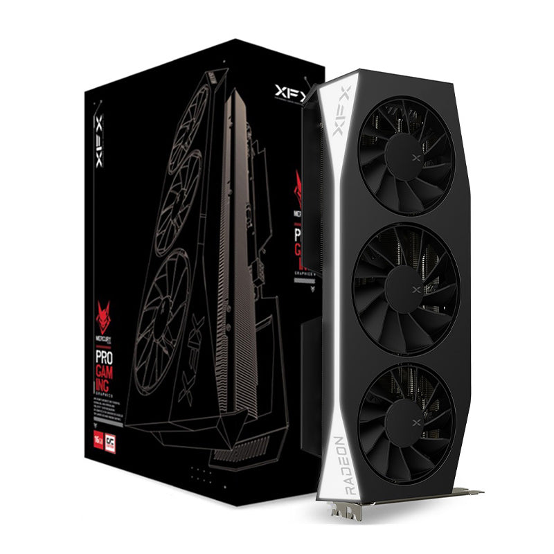 Tarjeta de Video XFX Mercury RX 9060 XT OC 16GB GDDR6 PCIe 5.0 Triple Fan 8K