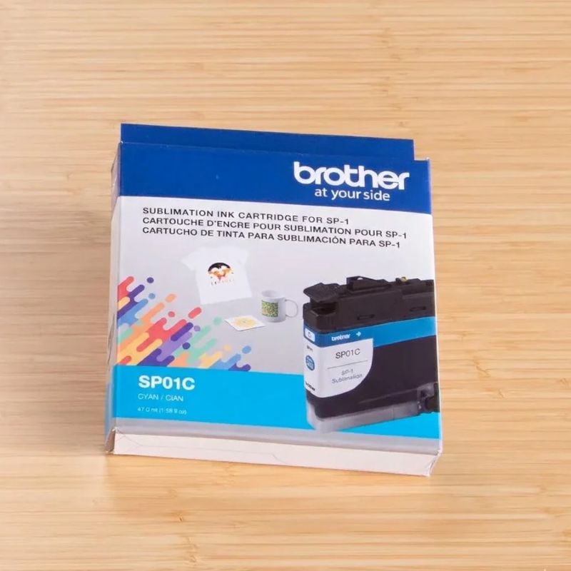 Cartucho de Tinta Brother SP01CS Cyan Sublimación Original 47ml para SP-1