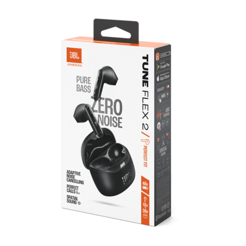 AURICULARES JBL TUNE FLEX 2 TRUE WIRELESS NEGRO