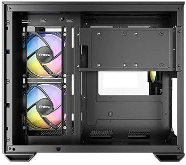 Case Antec CX60M Black Mid Tower RGB Vidrio Templado Micro ATX