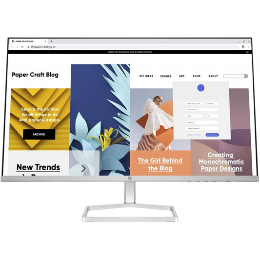 Monitor HP Serie 5 527sw 27" FHD IPS 100Hz Blanco HDMI VGA 94F46AA