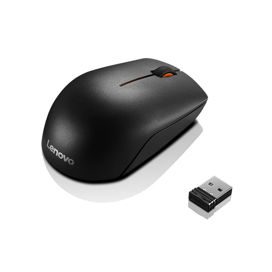 Mouse Lenovo 300 Compacto Inalámbrico 2.4GHz USB Negro GX30K85315