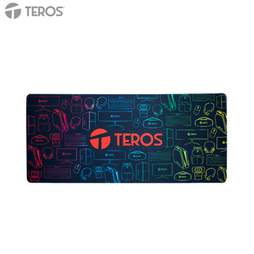 Mousepad Gamer TEROS TE-3023G 90x40cm Superficie Textil Base Antideslizante