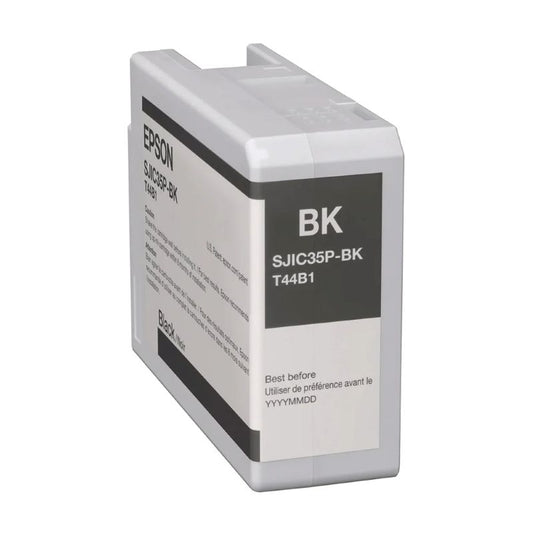 Tinta Epson C13T44B120 Negro Gloss Original 80ml ColorWorks C6000 C6500