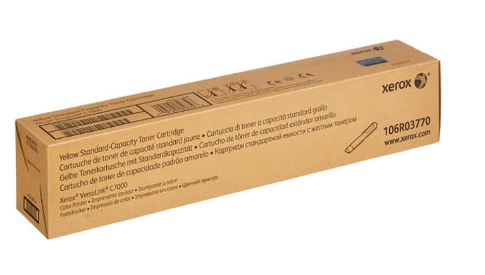 Tóner Xerox 106R03770 Amarillo Original 3300 Páginas para VersaLink C7000