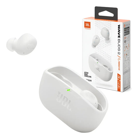 Audífonos JBL Wave Buds 2 Bluetooth Inalámbricos Blanco
