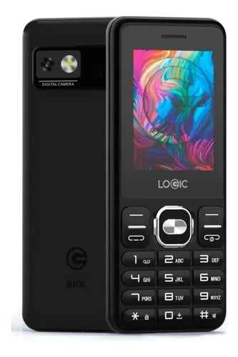 Celular LOGIC B10L 4G Dual SIM 2.4" Batería 1800 mAh Negro