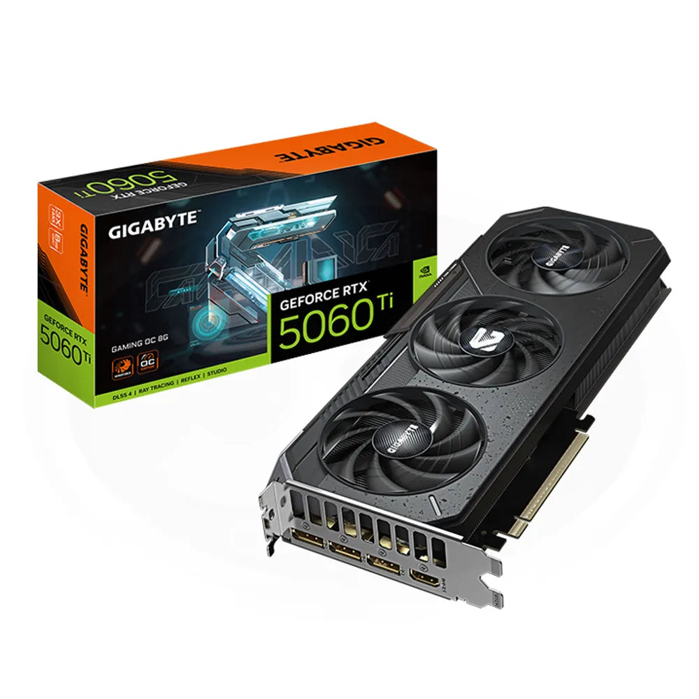 Tarjeta de Video Gigabyte GeForce RTX 5060 Ti Gaming OC 8GB GDDR7 GV-N506TGAMING OC-8GD