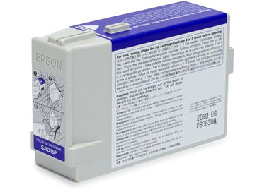 Cartucho de Tinta Epson SJIC35P-C Cian C13T44B220 para Impresoras de Etiquetas Epson