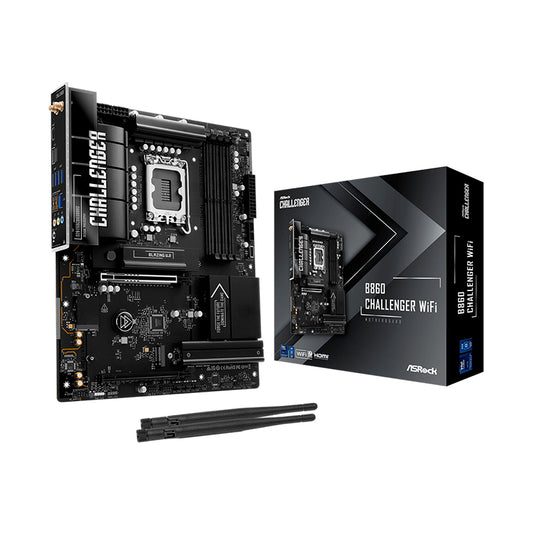 Motherboard ASRock B860 Challenger WiFi Intel B860 LGA1851 DDR5 WiFi mATX