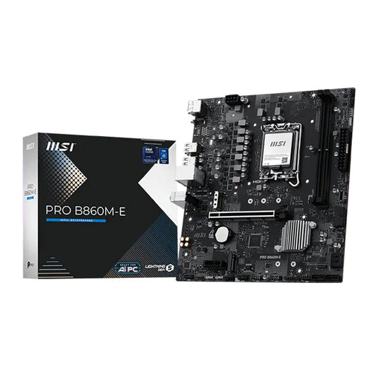 Motherboard MSI PRO B860M-E Intel B860 LGA1851 DDR5 HDMI DP mATX