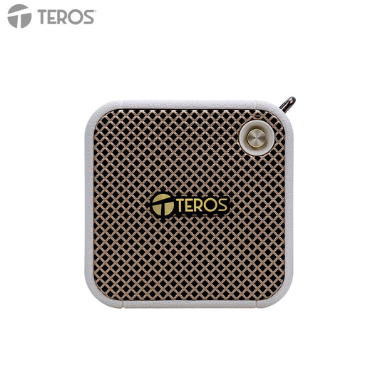 Parlante Inalámbrico TEROS Legacy 6051 Beige Bluetooth 5.3 8W USB TF AUX 1500mAh