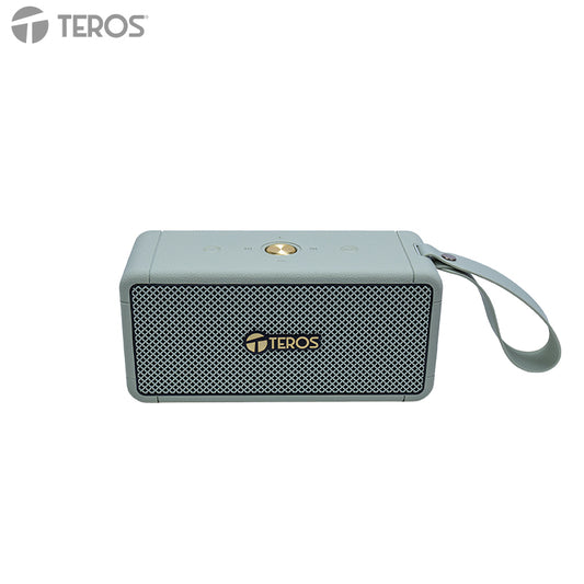 Parlante Inalámbrico TEROS Legacy 6052 Verde Bluetooth 5.3 40W USB TF AUX 4000mAh