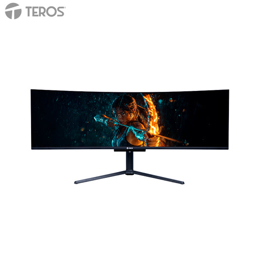 Monitor Curvo Gaming TEROS TE-4921G 49" UWQHD QD-OLED 144Hz 0.03ms HDR400 True Black USB-C