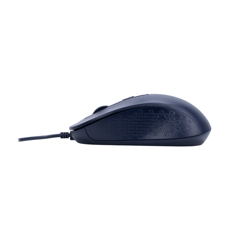 Mouse Óptico TEROS TE-1243S USB 2000 DPI 4 Botones Azul